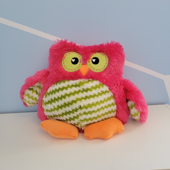 Dan Dee Collector’s Choice Pink Owl Plush Snuggle Pillow Stuffed Animal Toy 12” - Picture 2 of 8